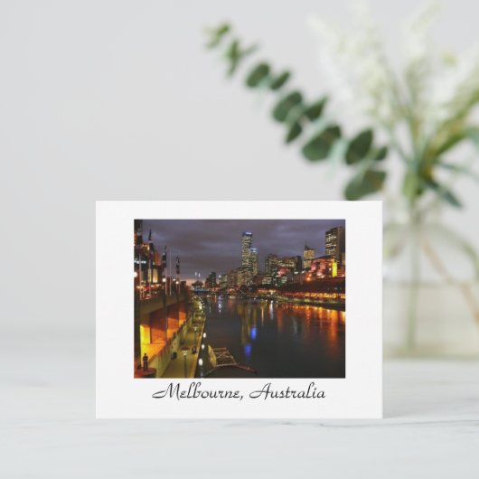 Melbourne, Australien Postkarte (Stehend Vorderseite)