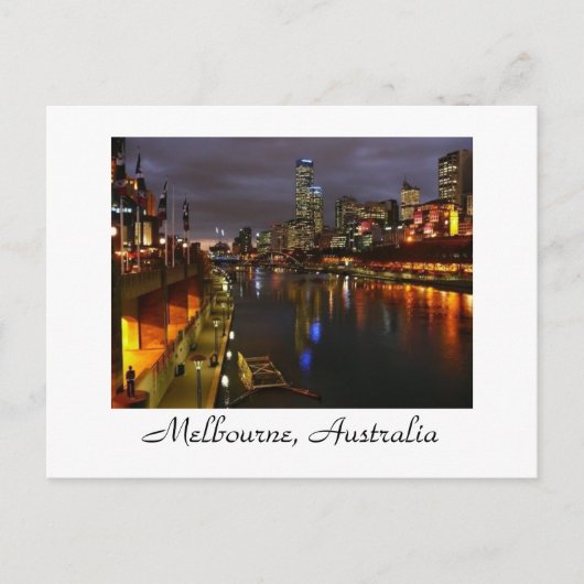 Melbourne, Australien Postkarte (Vorderseite)