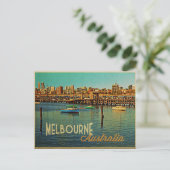 Melbourne Australien Postkarte (Stehend Vorderseite)