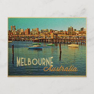 Melbourne Australien Postkarte