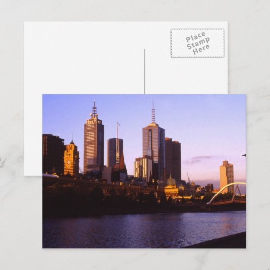 Melbourne - Australien Postkarte (Vorne/Hinten)