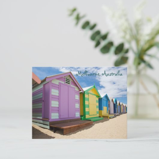 Melbourne, Australien Postkarte (Stehend Vorderseite)