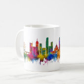 Melbourne Australien Skyline Kaffeetasse (Vorderseite Links)