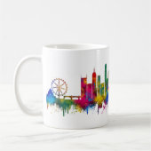 Melbourne Australien Skyline Kaffeetasse (Links)