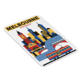 Melbourne Australien Skyline Reise Magnet (Rechte Seite)