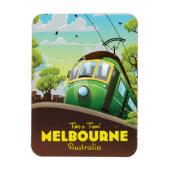 Melbourne Australien Straßenbahn Magnet (Vertikal)