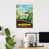Melbourne Australien Straßenbahn Poster (Heimbüro)