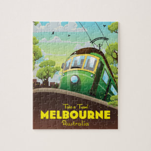 Melbourne Australien Straßenbahn Puzzle