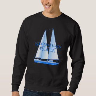 Melbourne Beach Florida Coastal Nautical Sailing S Sweatshirt