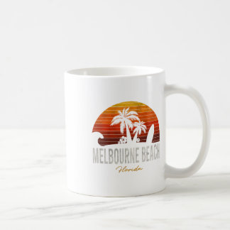 Melbourne Beach Florida Fl Palms Vacacation Surf Kaffeetasse