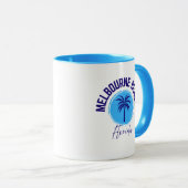 Melbourne Beach Florida Kaffeetasse (VorderseiteRechts)