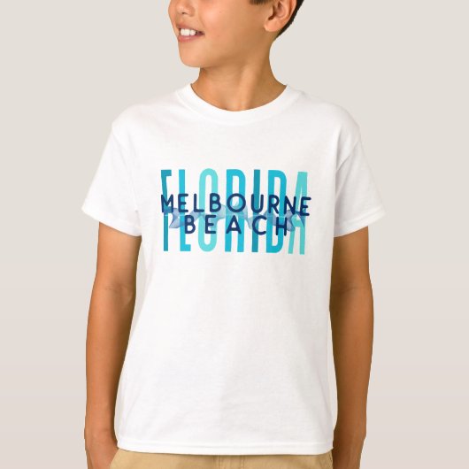Melbourne Beach Florida (Ocean Wave) T-Shirt (Vorderseite)