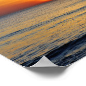 Melbourne Beach Sunrise Poster (Ecke)
