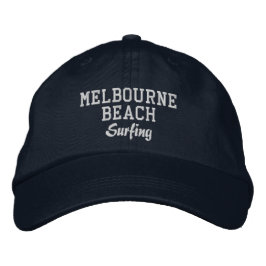Melbourne Beach Surfing bestickt mit Baseballhut Bestickte Baseballkappe