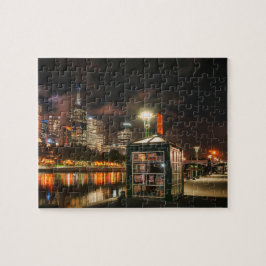 Melbourne City at Night Puzzle