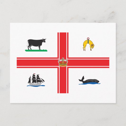 Melbourne City Flag Postkarte (Vorderseite)