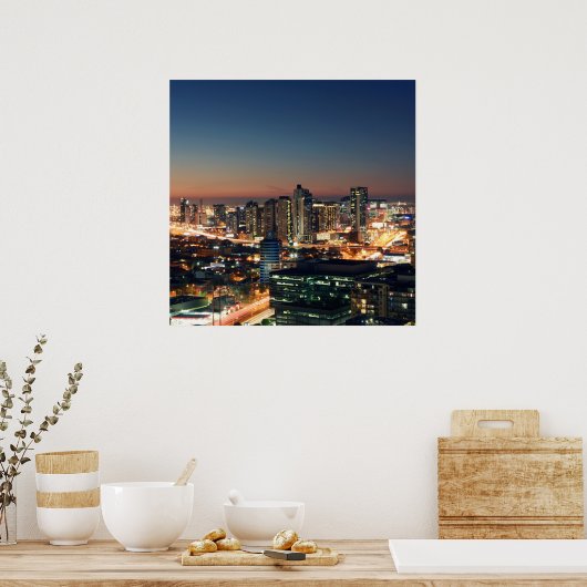 Melbourne City Poster (Küche)