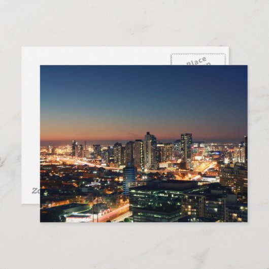 Melbourne City Postkarte (Vorne/Hinten)