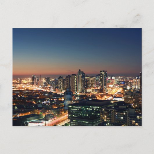 Melbourne City Postkarte (Vorderseite)