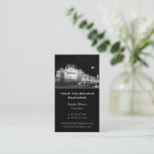 Melbourne City Skyline - Visitenkarte (Stehend Vorderseite)