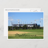 Melbourne-Cricket-Boden Postkarte (Vorne/Hinten)