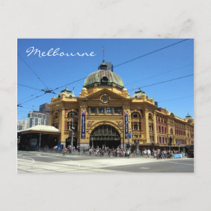 Melbourne Flinders Postkarte