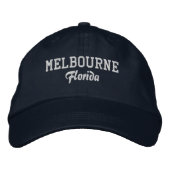 Melbourne Florida bestickt BaseballHat Bestickte Baseballkappe (Vorderseite)