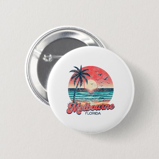 Melbourne Florida  Button (Vorne & Hinten)