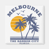 Melbourne Florida Die Hafenstadt Magnet (Vorne)