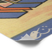 Melbourne, Florida - Große Buchstabenszenen Poster (Ecke)