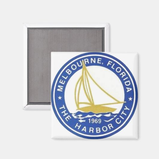 Melbourne, Florida Magnet (Vorderseite/Rückseite)