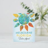 Melbourne Florida Sunshine Travel Postkarte (Stehend Vorderseite)