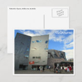 Melbourne gefüttert Quadrat Postkarte (Vorne/Hinten)