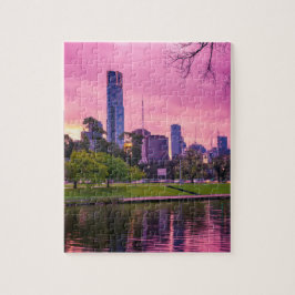Melbourne Hübsch in rosa Puzzle