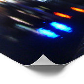 Melbourne in der Nacht Poster (Ecke)