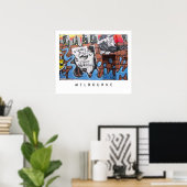 Melbourne Lanes 2 Poster (Heimbüro)