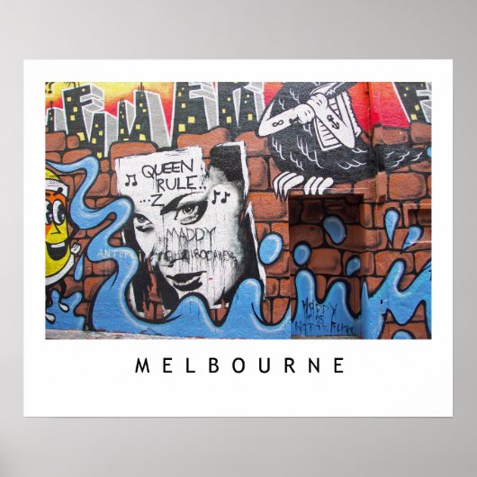 Melbourne Lanes 2 Poster (Vorne)