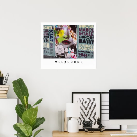 Melbourne Lanes No.1 Poster (Heimbüro)