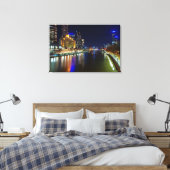 Melbourne Leinwanddruck (Insitu (Schlafzimmer))
