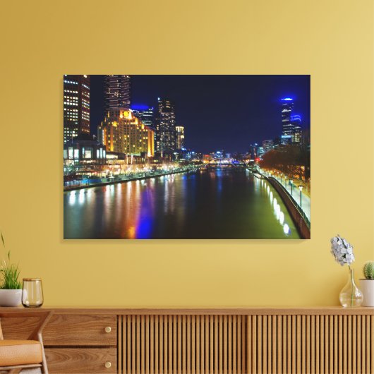 Melbourne Leinwanddruck (Insitu (Wohnzimmer))