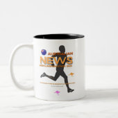 Melbourne Marathon 2025 Zweifarbige Tasse (Links)