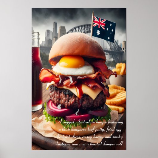 Melbourne Munchies: Outback Indulgence 24x36 Poster (Vorne)