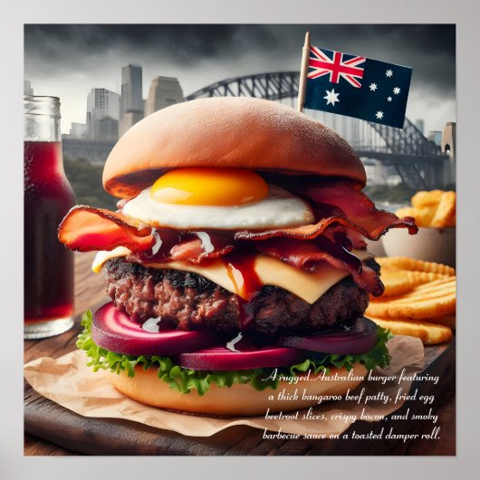 Melbourne Munchies: Outback Indulgence Poster (Vorne)