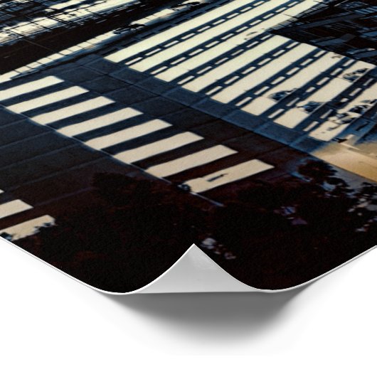 MELBOURNE NIGHT POSTER (Ecke)