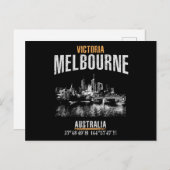Melbourne Postkarte (Vorne/Hinten)