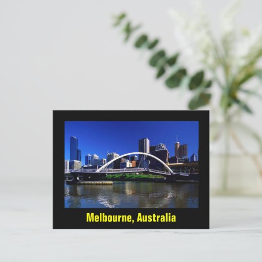 Melbourne Postkarte (Stehend Vorderseite)