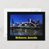 Melbourne Postkarte (Vorne/Hinten)