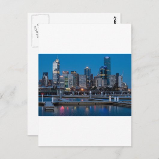 MELBOURNE POSTKARTE (Vorne/Hinten)