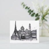 Melbourne Postkarte (Stehend Vorderseite)