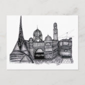 Melbourne Postkarte (Vorderseite)